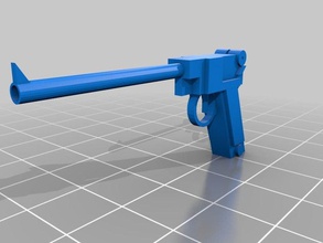 luger props 3d print model - Mito3D
