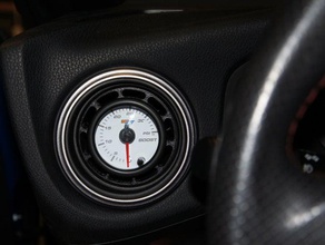 air vent gauge pod subaru brz scion fr-s automotive boost 3d print model - Mito3D