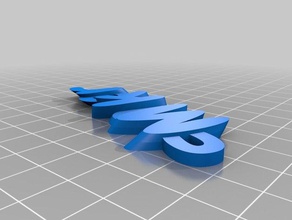 maker - Anahtarlık keyfob organizasyon özelleştirilmiş 3d print model - Mito3D