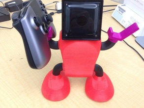console ouya robodock controlador titular mãos de vídeo jogos 3d print model - Mito3D