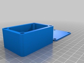 my customized customizer box lid screw holes diy 3d print model - Mito3D