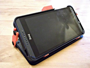 htc desire 816 case mobile phone 3d print model - Mito3D