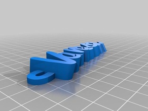 vanesa organización personalizado 3d print model - Mito3D