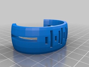 magical watch yields no 3d printing bracelet thing wristband 3d print model - Mito3D