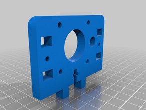 prusa i3 motor z bottom support 3d printer parts frame 3d print model - Mito3D