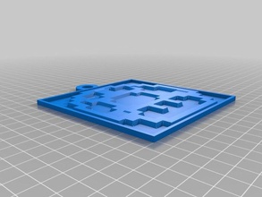 personalizado lithopane 8 bits de cogumelo 2d arte 3d print model - Mito3D