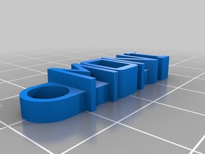 moni chaveiro organização personalizado 3d print model - Mito3D