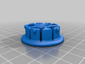 3d filament inset reduce 30mm hatchbox spool opening 8mm rod rigidbot holder printer accessories 3d print model - Mito3D