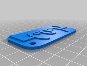 tothemoonguy portachiavi i bitcoin keychain 3d print model - Mito3D