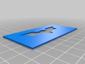 batman logo art tools customized 3d print model - Mito3D