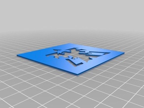 terran logotipo art herramientas personalizado 3d print model - Mito3D