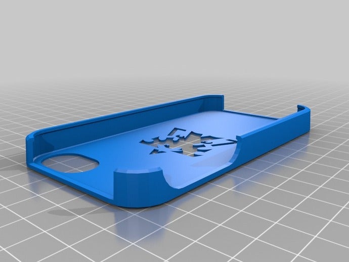 terran iphone stencil case accessories customized 3D print model - Mito3D