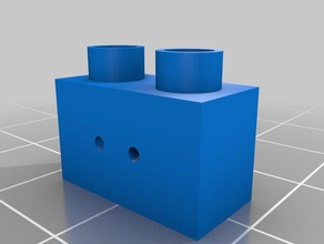 lego 2x1 l'éclairage de la brique personnalisé 3d print model - Mito3D