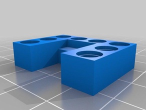 lego adaptador de micro servos 9g juguetes mecánicos Servo 3d print model - Mito3D