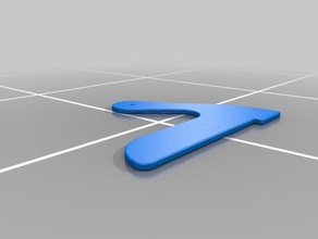 tablesaw pushstick ferramentas manuais empurrar a vara o woodworking 3d print model - Mito3D