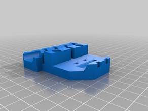 personalizable prusa i3 transporte del agujero de montaje la vainilla base estructura Impresora 3d las piezas geeetech openscad 3d print model - Mito3D