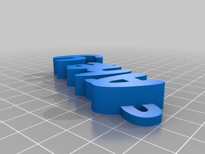 ashley organizasyon özelleştirilmiş 3d print model - Mito3D