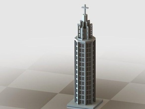 l'église saint -joseph art de glise joseph le havre lh monument seetheworld l'unesco patrimoine mondial 3d print model - Mito3D