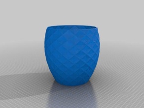 vase-2 décor personnalisé 3d print model - Mito3D