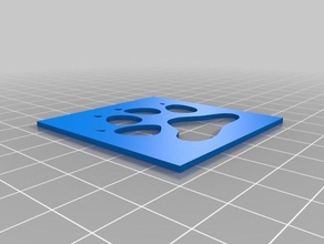 pata de estêncil ferramentas arte personalizado 3d print model - Mito3D