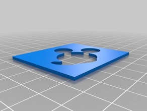 mickey estêncil ferramentas de arte personalizado 3d print model - Mito3D