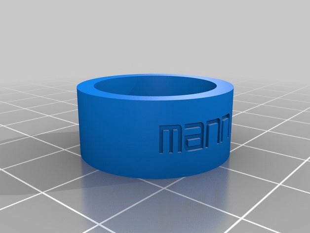 my customized ring rings 3D print model - Mito3D