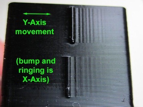 prueba de la parte mirada amortiguación resonancia otros calibrar calibración restringida openscad zumbido slop útil el eje-x eje 3d print model - Mito3D