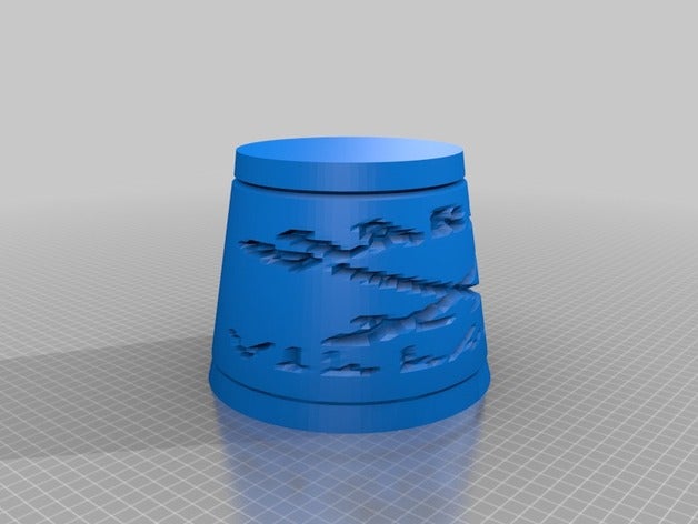 personnalisé gravé de l'image l'ombre décor 3D print model - Mito3D