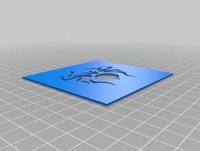 assustador café final de estêncil ferramentas arte personalizado 3d print model - Mito3D