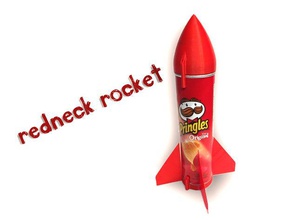 redneck rocket sport & im freien juryrig Modell-Rakete Rakete Raum 3d print model - Mito3D
