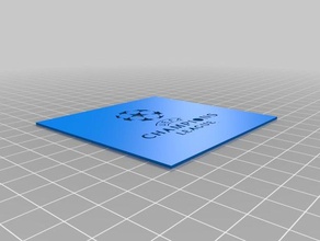 a final da uefa café estêncil ferramentas de arte personalizado 3d print model - Mito3D