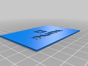 canal panda café estêncil ferramentas de arte personalizado 3d print model - Mito3D