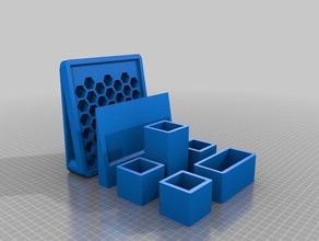 modular desktop planter system 3d printing garden miniplanter mini 3d print model - Mito3D