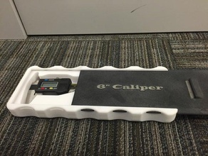 caliper case tool holders & boxes box calipers holder 3d print model - Mito3D