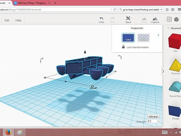 Boot 3d-drucken clubscientific makeitfloat 3D print model - Mito3D