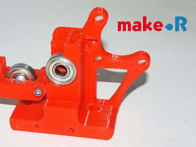 cuerpo del extrusor para filamento de 3mm -impresora prusa i3 - remix greg wade vuelve a cargar Impresora 3d las piezas Filamento 3 mm extrusora make-r tairona 3D print model - Mito3D