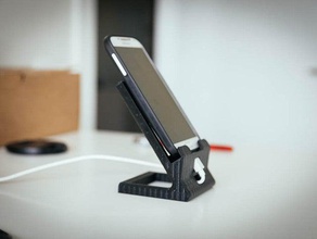 standard smartphone dock mobile phone charge charging galaxy s4 motorola motog 3d print model - Mito3D