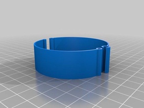 meu personalizados fecho mais simples pulseira pulseiras personalizado 3d print model - Mito3D