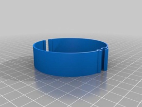 il mio personalizzati chiusura più semplice cinturino bracciali su misura 3d print model - Mito3D