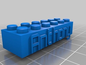 anthony lego jouets de construction personnalisé 3d print model - Mito3D