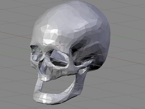 dominics crânio outros 3d o blender ossos experimento a cabeça humano ressonância magnética scan 3d print model - Mito3D