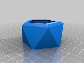 customizable geometry mini plant base 3d printing planter vase plantvase 3d print model - Mito3D
