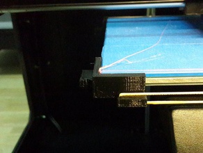 wanhao duplicador 4s plataforma de cristal clip Impresora 3d las piezas construcción duplicadora la 3d print model - Mito3D