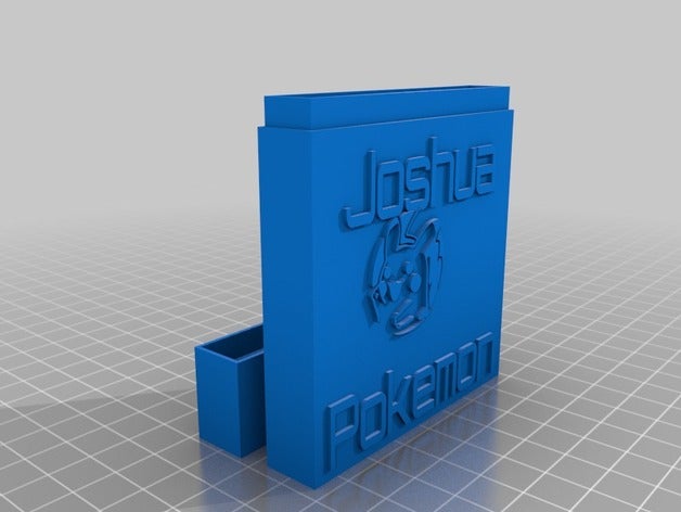 25 pokemon-Karte Fall office kundengebundene 3D print model - Mito3D