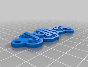 jeffrey keychain organization customized 3d print model - Mito3D