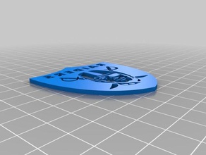 raider sinais e logotipos personalizado 3d print model - Mito3D