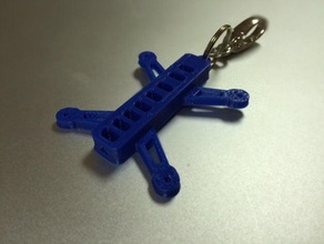 250 quad-Schlüsselanhänger Schlüsselanhänger 3d print model - Mito3D