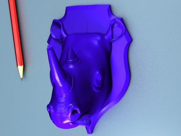 chassés de rhino d'autres 3d animal cnc rapman reprap 3D print model - Mito3D