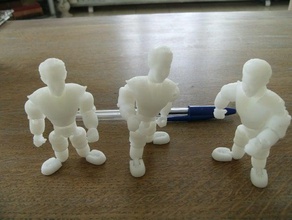 kleine Figur Bau-Spielzeug 3d print model - Mito3D