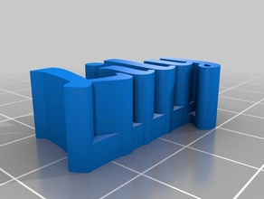 lily script sculptures customized 3d print model - Mito3D